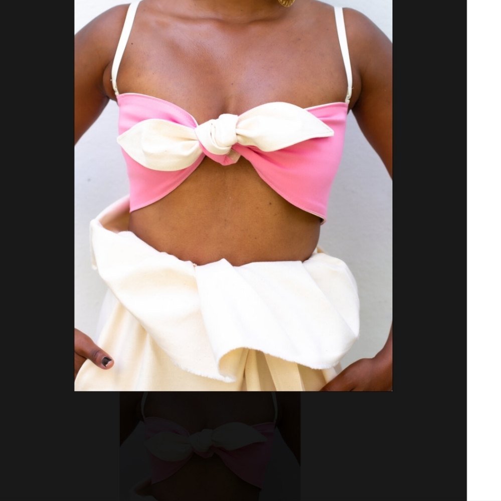 Something By Sonjia × Monroe Steele Montauk crop top size L